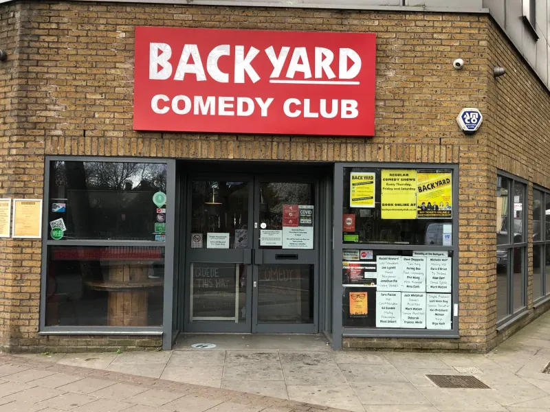 Backyard Comedy Club in Bethnal Green, London