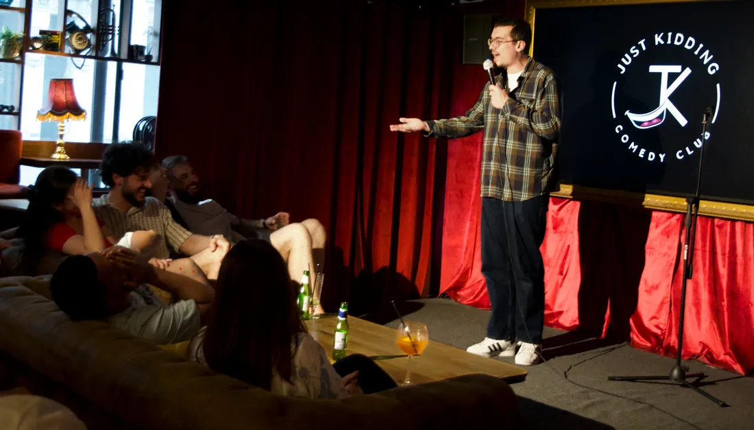 Live audience at JK Comedy Club Leicester Square